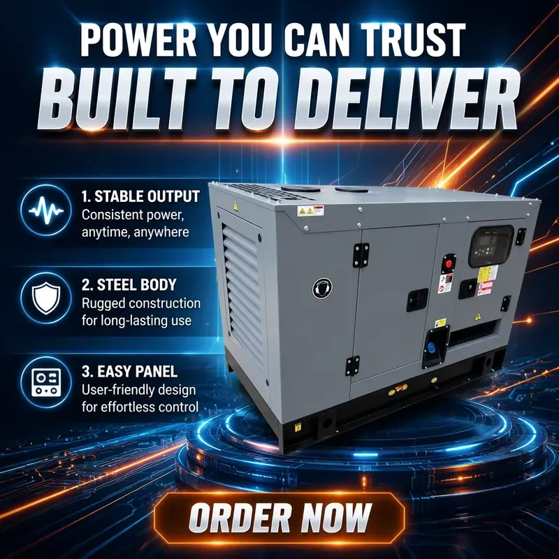 Power Generator 20kw 25kva 30kva 30kw Genset Silent Generators Set Engine Electric Generator Silent