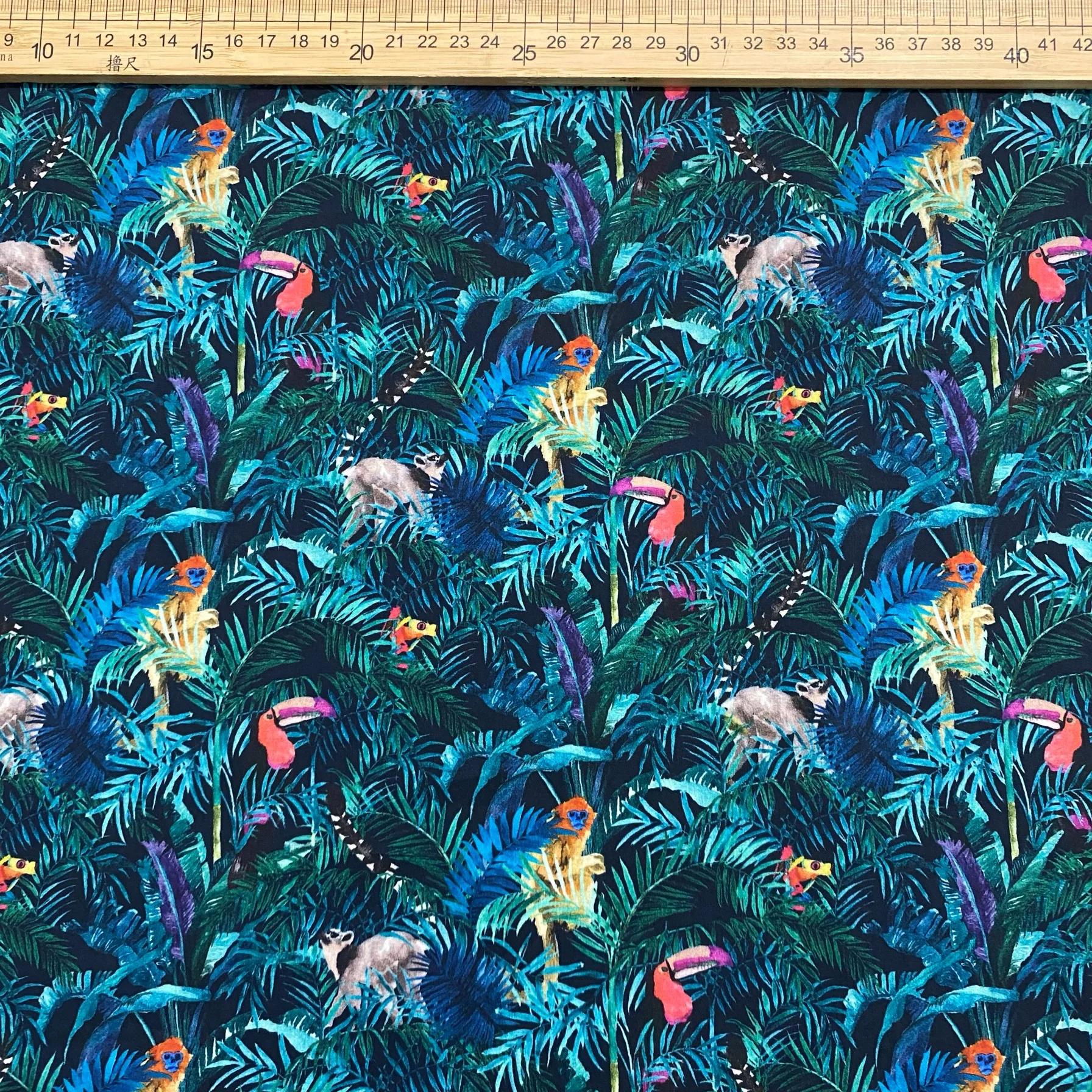 1/2/3/5M 100% Cotton Fabric Tou-Can-Hide 80S Long-Staple Cotton Poplin printing Sewing Making Dress Clothing Handmade DIY Cloth