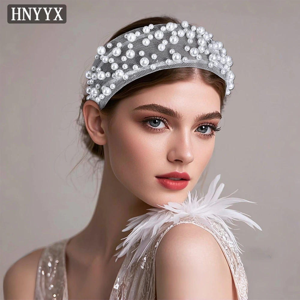 YouLaPan الزفاف لؤلؤ الزفاف عقال اليدوية رائعة السيدات مأدبة الرقص حفلة كل يوم أنيقة إكسسوارات الشعر YXA296 #1
