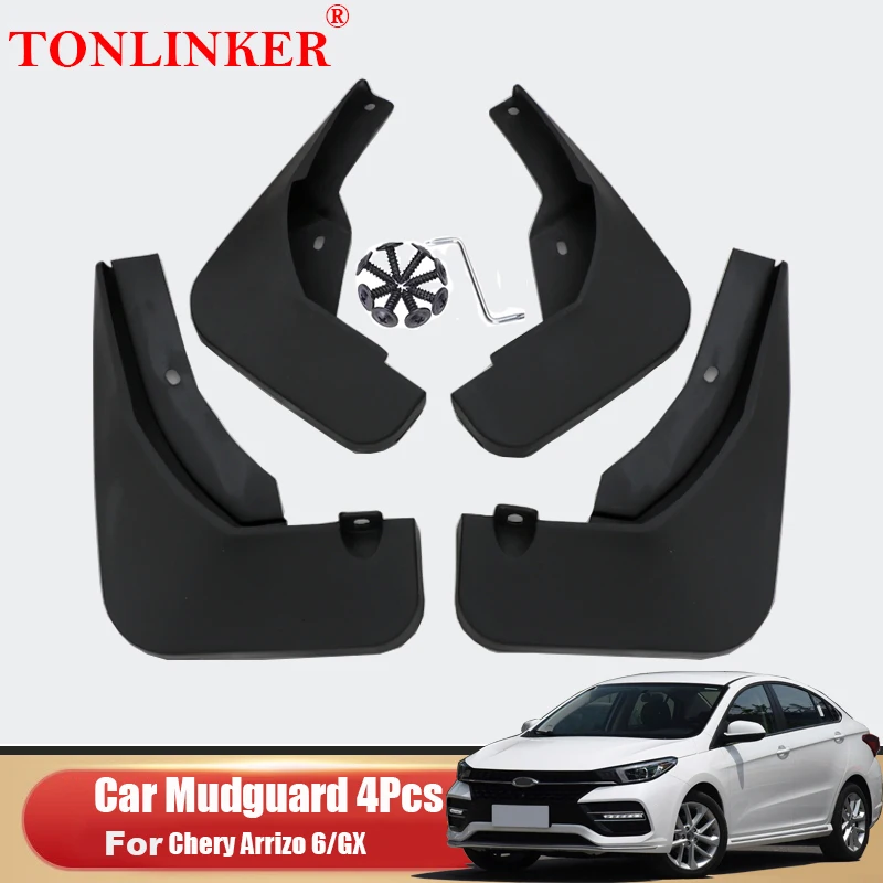 

Car Mudguard For Chery Arrizo 6 /GX 2018 2019- Front Rear Mud Flaps Mudguards Splash Guards Fender Mudflaps 4Pcs Accessories