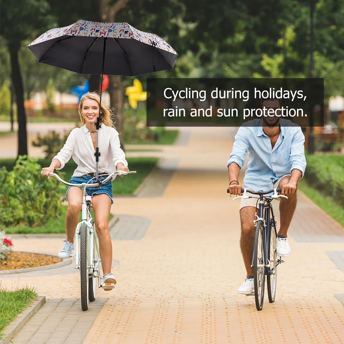 

1Pcs Bicycle Umbrella Stand Folding Style Black Handlebar Mount Retractable Umbrella Holder Sun Shade Rack Practical Gift Choice