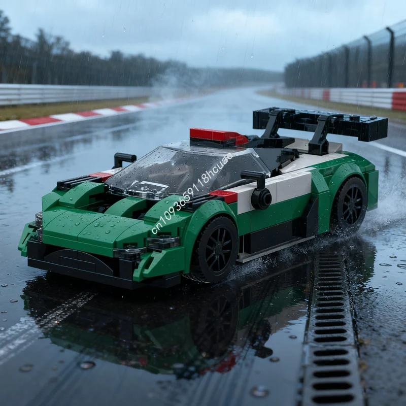 

283 шт. MOC Lamborghiniesed Huracan Evo 2 City Champions Модель суперкара Строительные блоки Игрушка DIY Идея Кирпич Рождественские подарки Дети