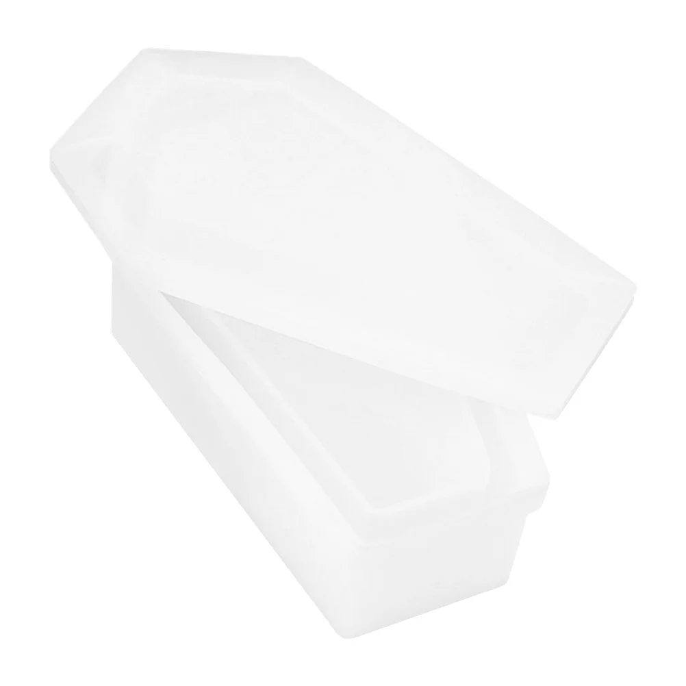 

Coffin Storage Box Mold Creative Coffins Silicone Shape Diy Casket Crystal Epoxy Halloween Molds Design Silica Gel