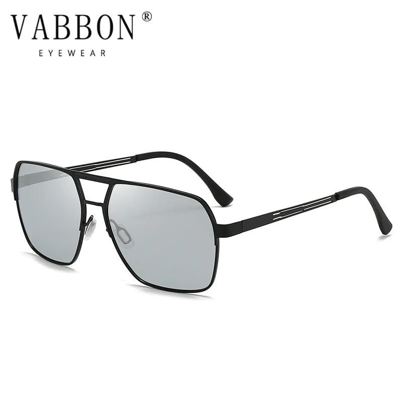 Vabbon جديد الرجال إطار مربع الاستقطاب النظارات الشمسية المألوف في الهواء الطلق اللون تغيير نظارات القيادة الصيد المضادة للأشعة فوق البنفسجية النظارات الشمسية الرجال 5151