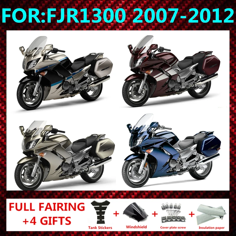 NEW Abs Motorcycle Fairing kit fit FJR1300 12 13 Plastic Fairings for FJR 1300 2007 2010 Full Body Kits FJR 1300 2006 - 2013