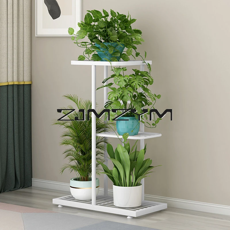 Multifuctional Plant Flower Stand Pots Tray Plant Shelves Planter Display Rack Storage Holder Shelf Home Balcony Garden Decor