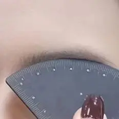 Aluminium Legierung Schnelle Zeichnung Augenbraue Design Lineal Microblading Mapping Werkzeug Gestaltung Permanent Make-Up Zeichnung Guide Lineal Tattoo