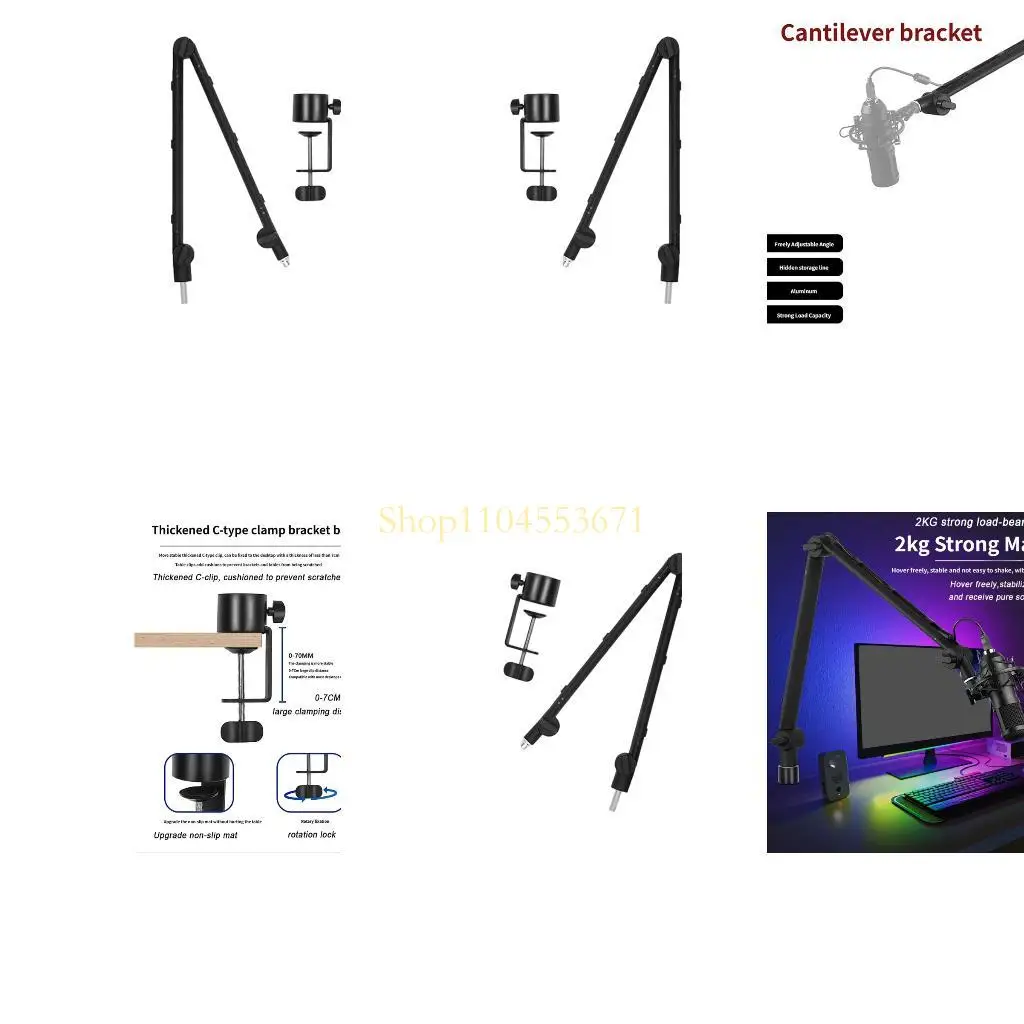 

Best Seller Flexible Desk Sound Boom Arm Perfect For Digital Creators And Home Studios