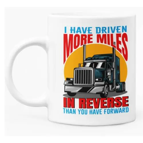 Lorry / Truck Driver Mug 11oz White Ceramic Coffee / Tea Mug For self or Gift