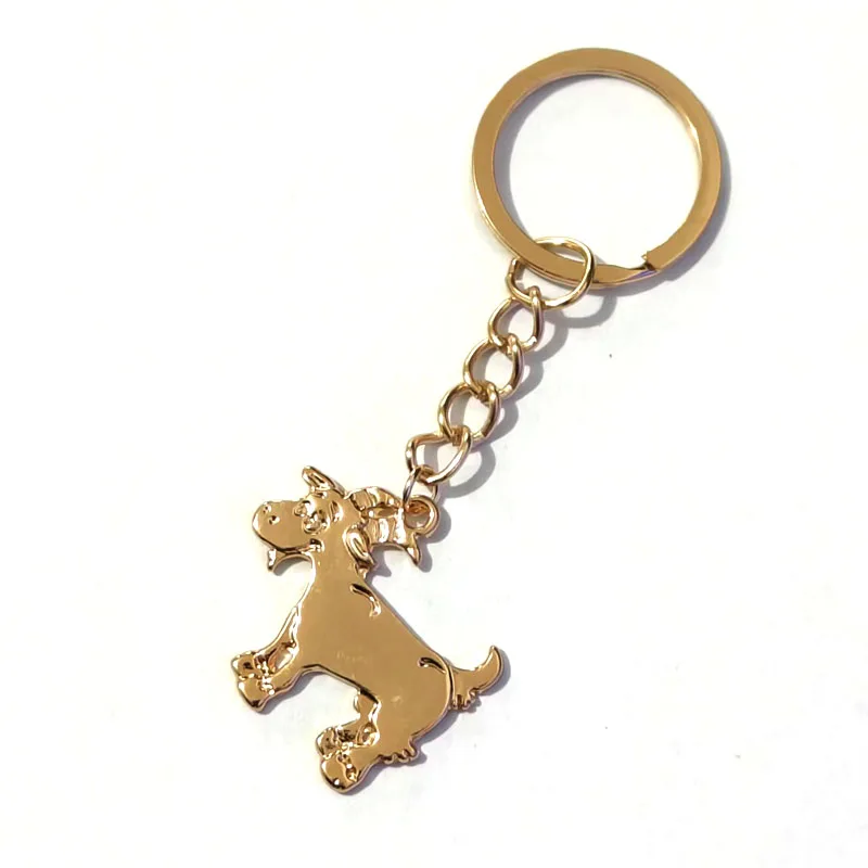 hzew goat key chains two colors sheep keychain gift