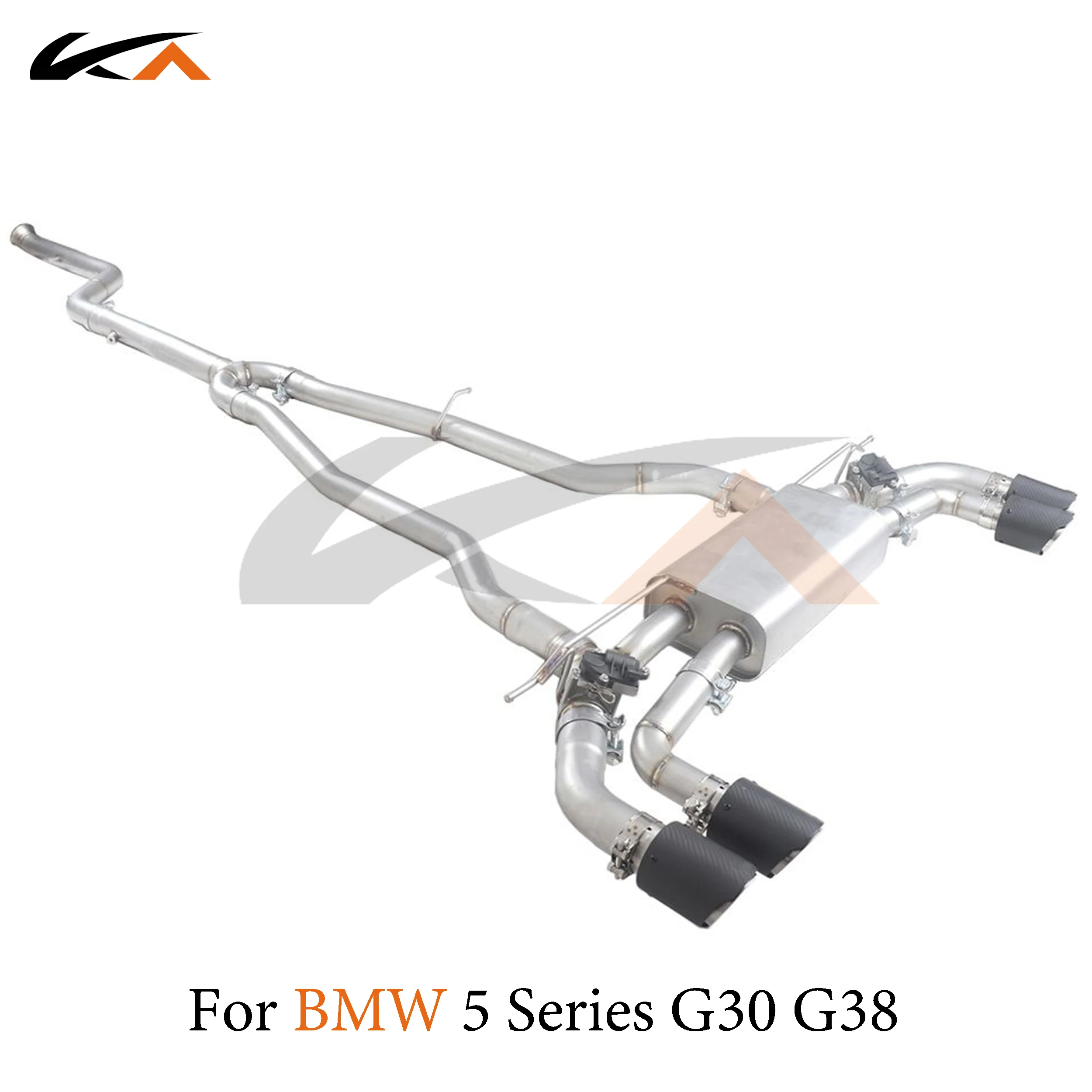 

KA Tuning exhaust system parts stainless catback for BMW 5 Series G30 G38 rear section performance muffler valve