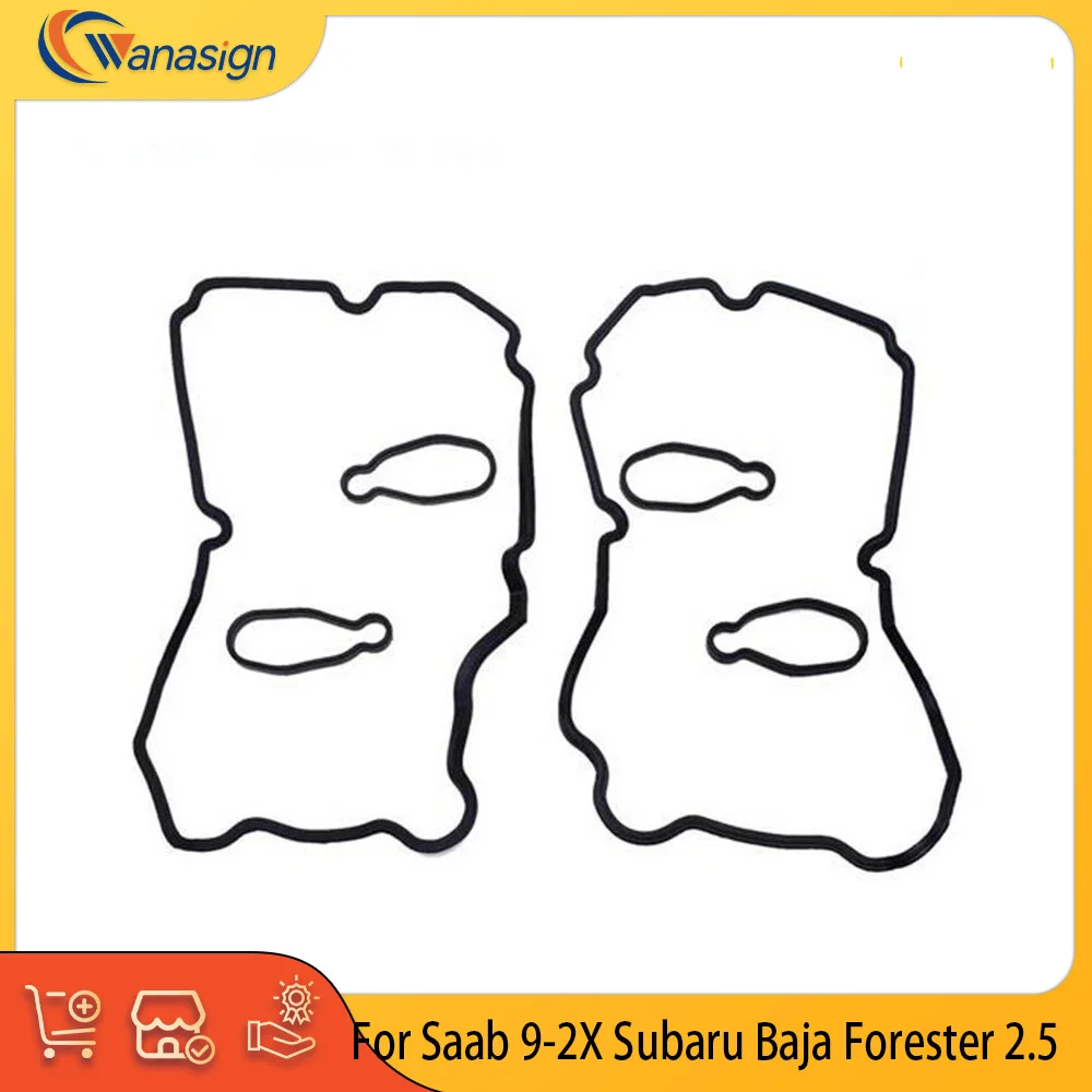 Engine Parts Valve Cover Gasket Set Fit 2.5 L L4 Gas EJ255 For 04-20 Saab 9-2X Subaru Baja Forester Impreza Legacy 2.5L