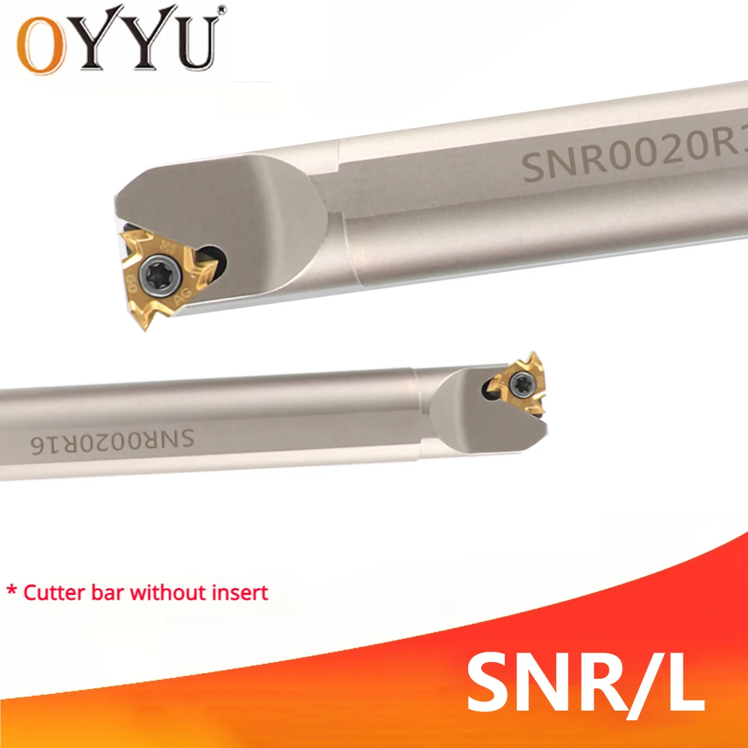 

OYYU Держатель инструментов для нарезания резьбы из пружинной стали с ЧПУ SNR SNL SNR0006K06 SNR0008K08 SNR0008K11 SNR0010K11 SNR0016Q16 SNR0020R16