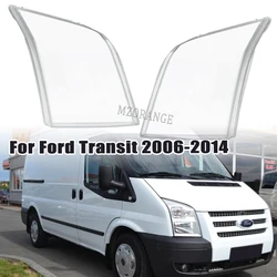 Headlights Cover For Ford Transit V348 2009-2012 Front Headlamps Lens Transparent Lampshades Lamp Shell Headlight shade protect