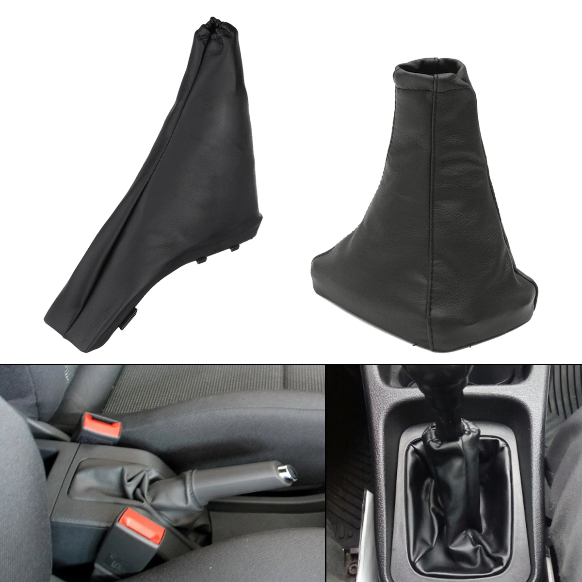 Parking Handbrake Grips Boot Cover Case Collar Car Shift Gear Stick Dust-proof Covers For Opel Astra G Zafira A 1998 1999-2004