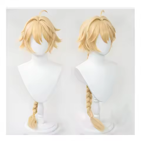 Game Genshin Impact Traveler Aether Cosplay Costumes Halloween Costumes Role Play Wig Anime Party