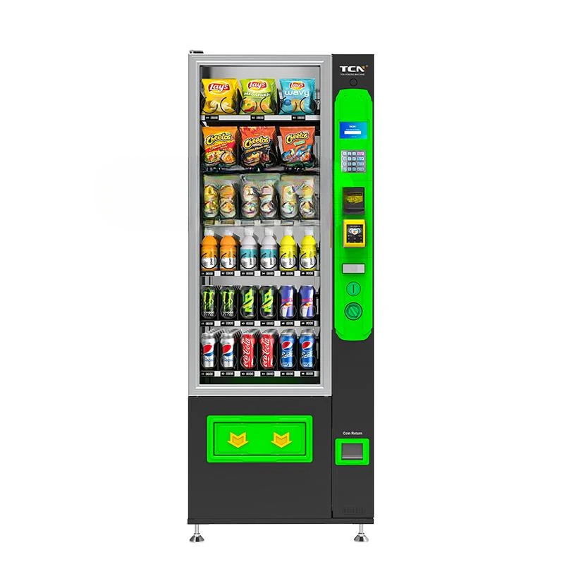 

Inexpensive Small Cold Drink Mini Vending Machine 5 Inches Combo Vending Machine for Foods and Drinks