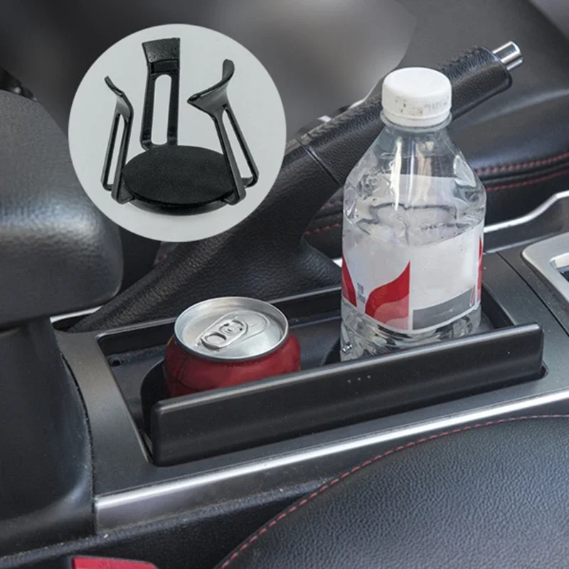 

Small Car Cup Holders Not Slip Bottle Storage Easy Install Cup Rack Vehicle Drink Organizers for Travel Convenience D7YA