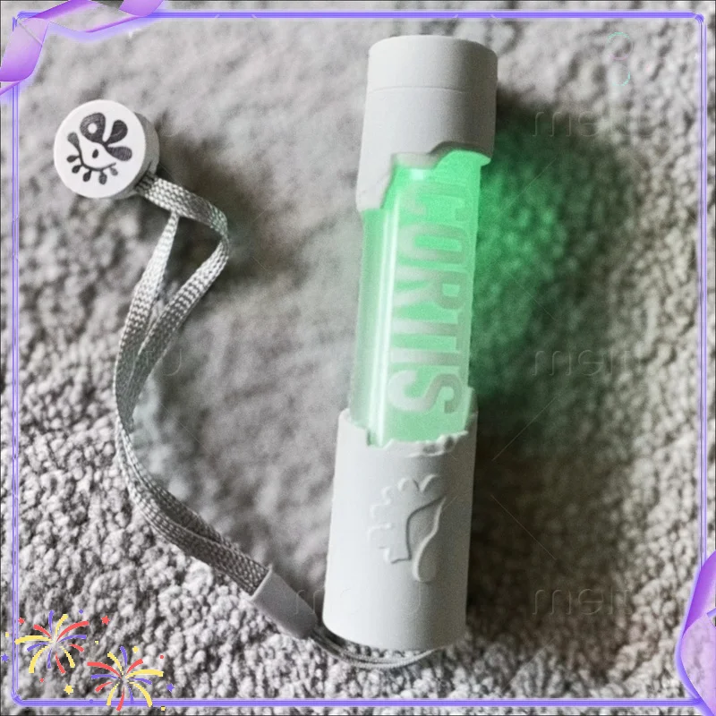 New Limited Glow Light Stick 3d Printed Pendant, Changeable Luminous Portable Keychain Concert Party Decora Fan Hand Light Gift