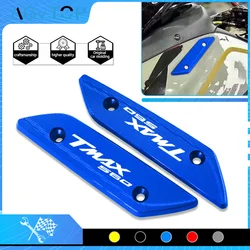 mirrors cap For tmax560 TMAX560 TECHMAX 2022 2023 2024 Motorcycle CNC Windscreen Mirror Driven Protective Cover T-MAX560