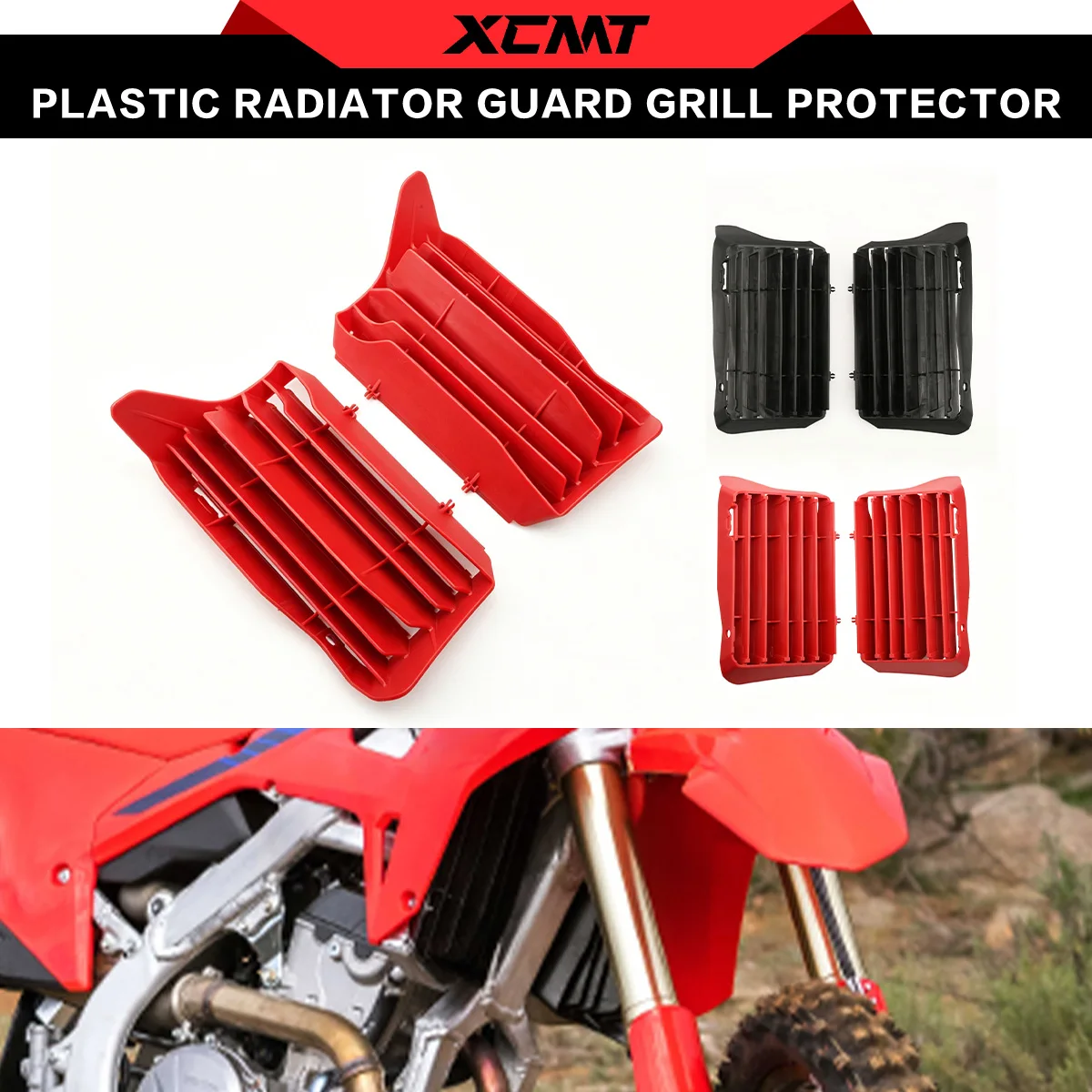 Motorcycle Radiator Louvres Rad Guards For HONDA CRF 250R 250 RX ENDURO 300 RX ENDURO SPECIAL 450 450R 450RX 2022-2025