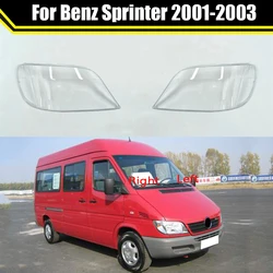 Auto Lamp Light Case For Benz Sprinter 2001 2002 2003 Car Headlight Lens Cover Lampshade Glass Lampcover Caps Headlamp Shell