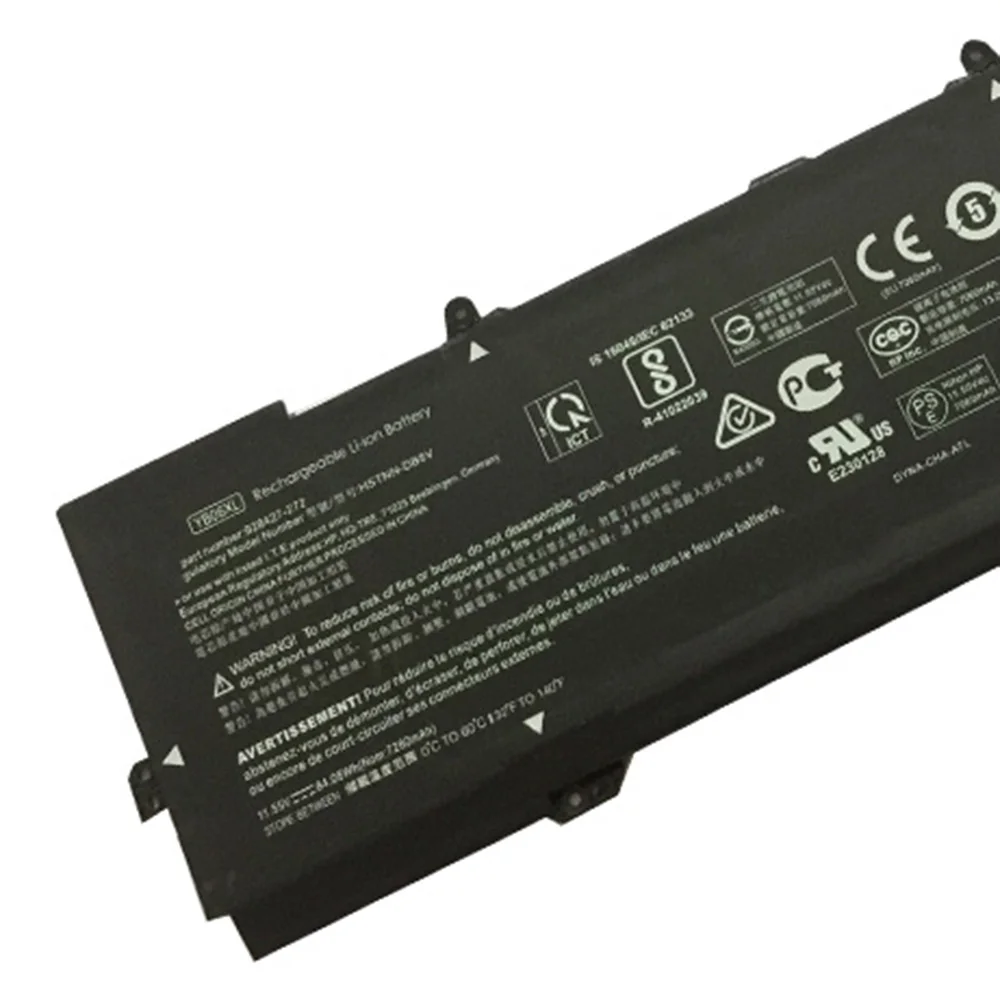 11.55V 84.08Wh 7280mAh Original YB06XL Laptop Battery For HP HSTNN-DB8 928427-271 3ICP5/50/83-2