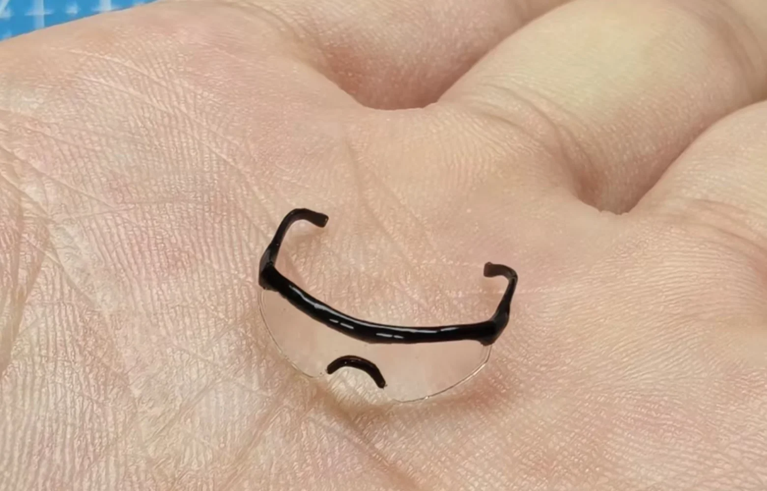 Modello di occhiali tattici in scala 1/12 per figura da 6''
