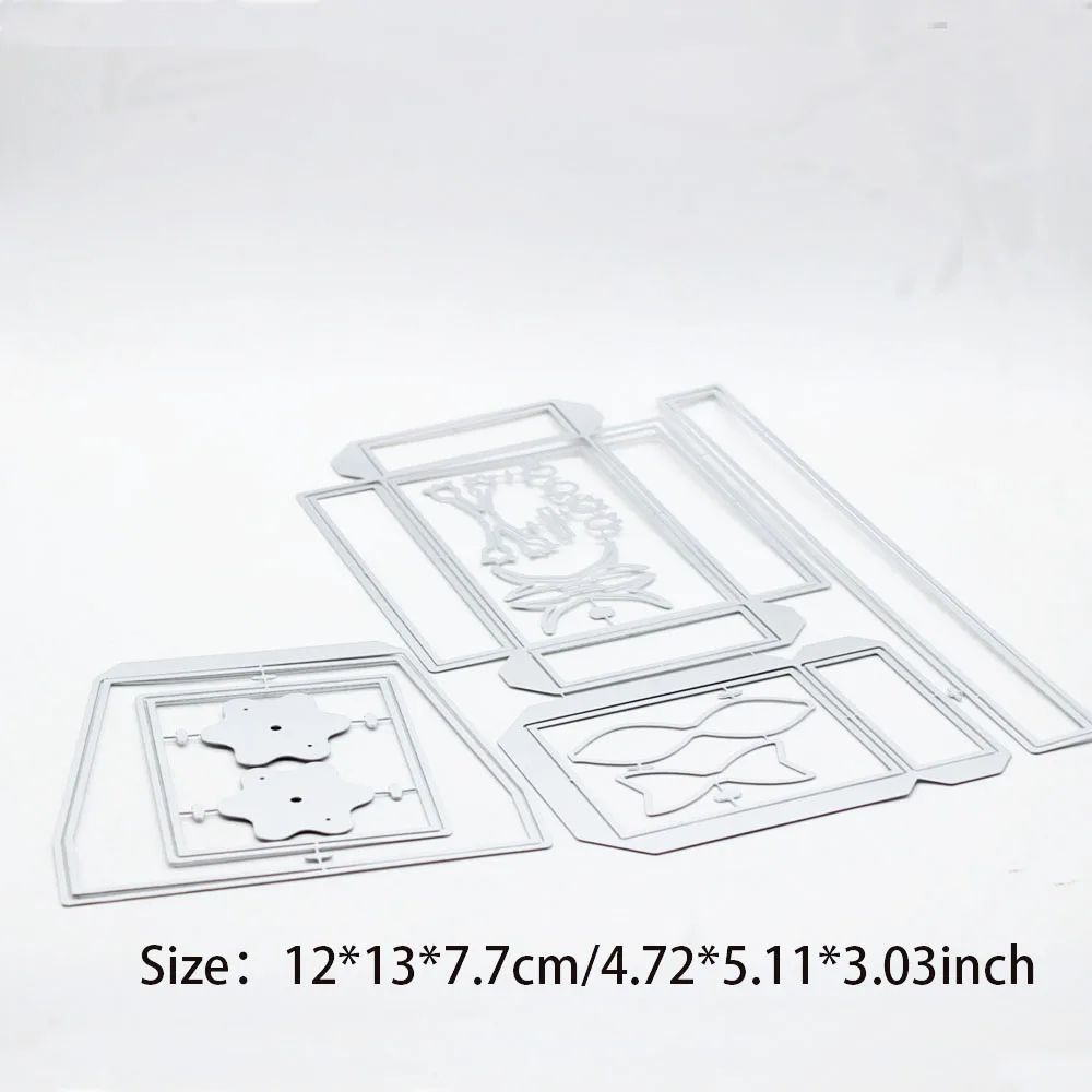 KSCRAFT Picnic Basket Box   Metal Cutting Dies Stencils for DIY Scrapbooking Decorative Embossing DIY Paper Cards
