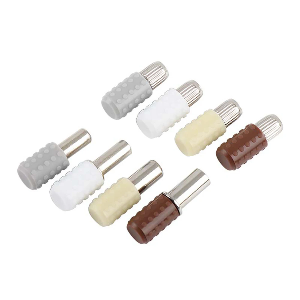 Durable Plastic & Metal Shelf Support Pins With Anti-Slip Rubber Sleeves - Ideal For Wood & Glass Laminates, Wardrobe Partitions