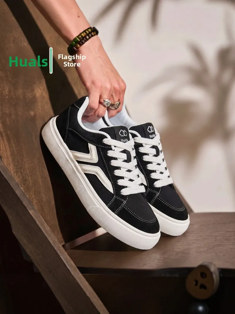 Men's Breathable Casual Shoes Fashionable Versatile Thick Bottom Heightening Sports Shoes for Students Autumn Season