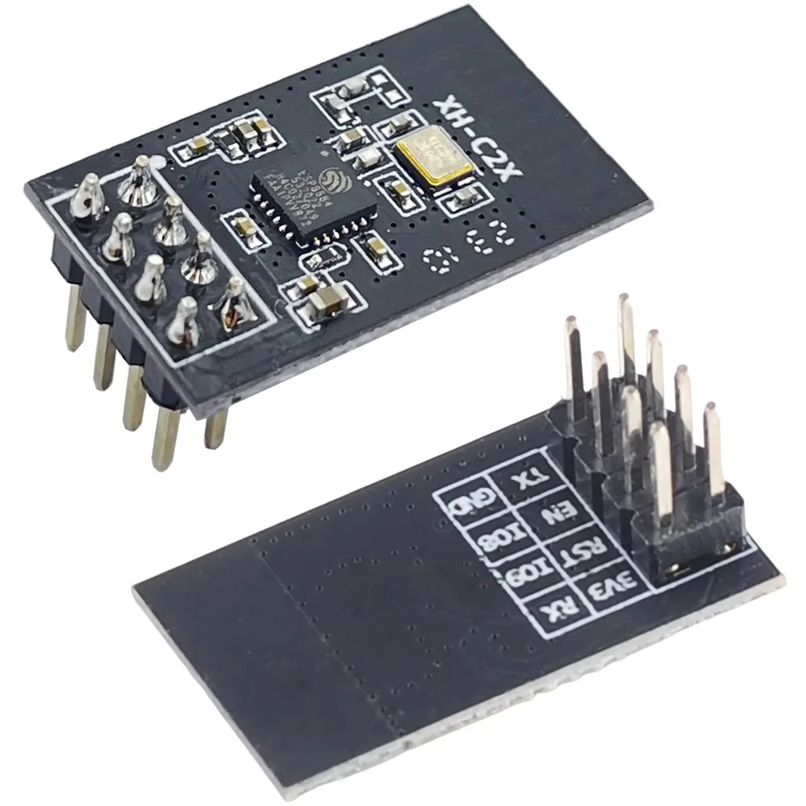 XH-C2X ESP8684H4 WiFi وحدة بلوتوث WiFi 32 بت 4 ميجابايت فلاش منخفض الطاقة استبدال ESP 01S ESP-01S DC 3.0-3.6V (2 قطعة)