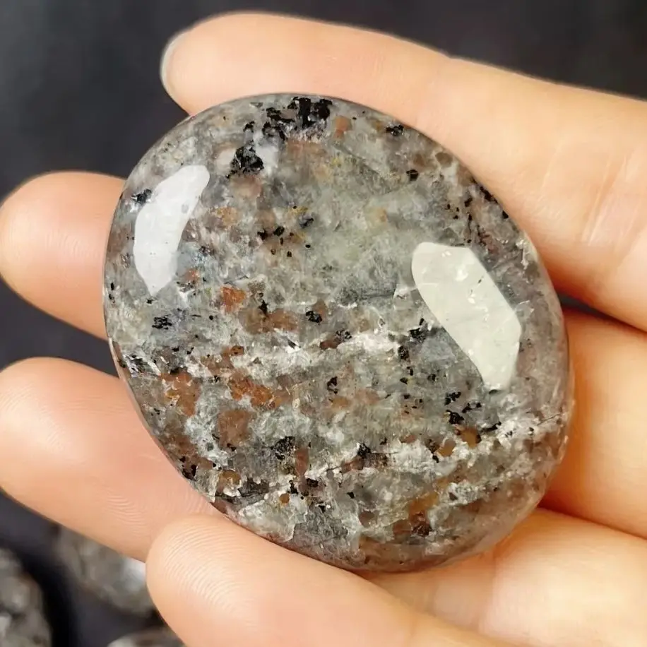 Yooperlite Stone Crystal Rock Pocket Flame Stone Energy Gemstone Witchcraft Reiki Healing Mineral message tool Home Decor Gift