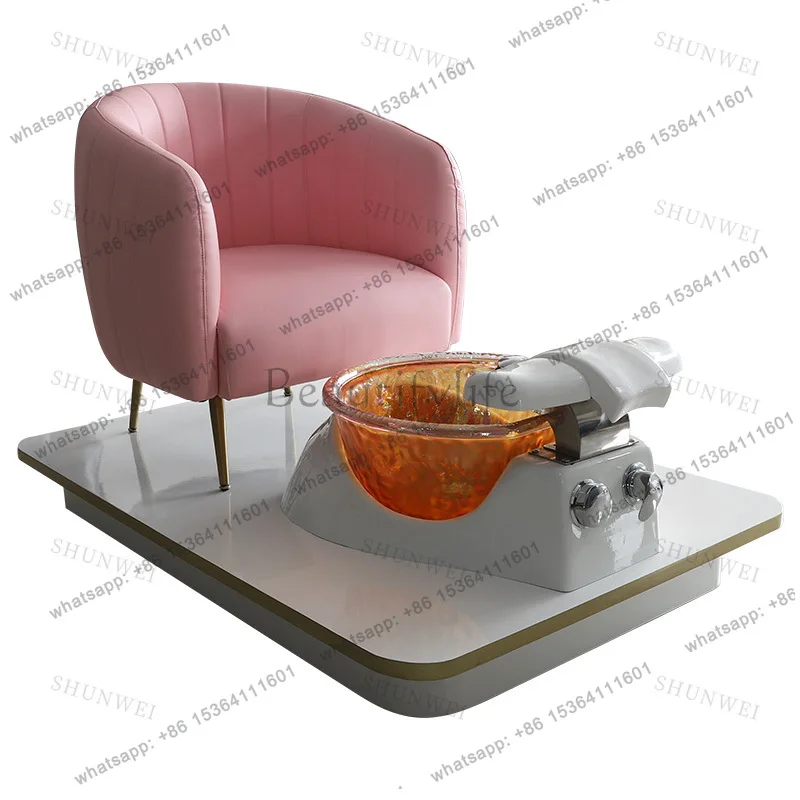 Factory Direct Sales Single Foot Bath Massage Sofa Nail Art Foot Bath Sofa Chair