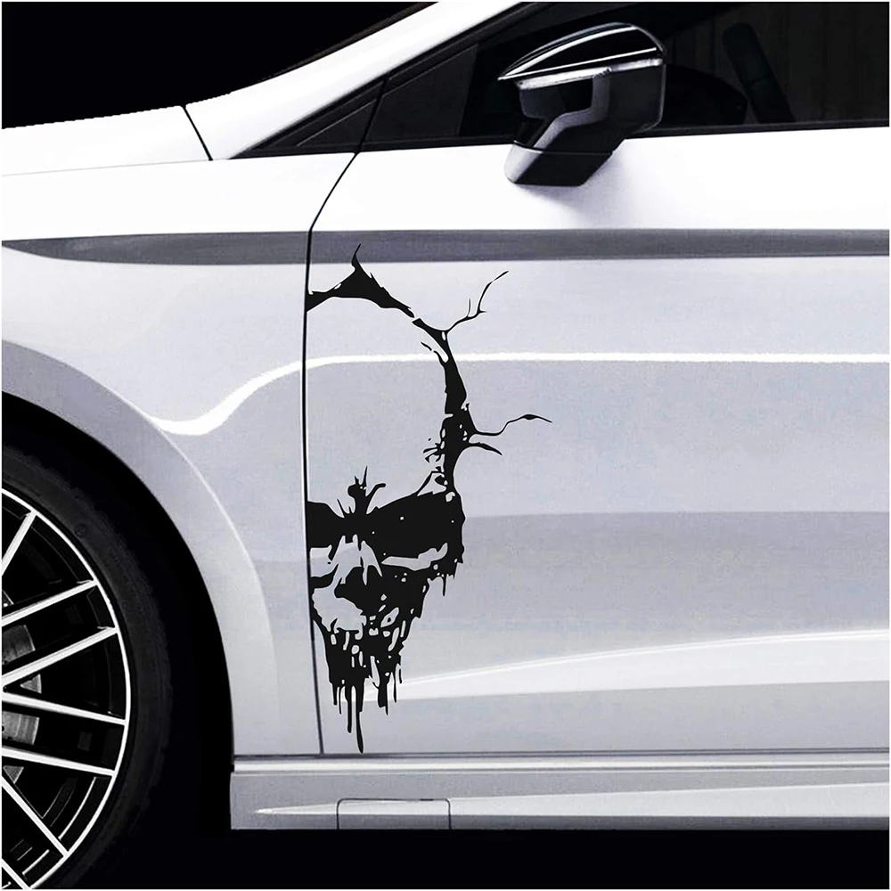 

Наклейка на автомобиль с черепом, 2 шт.