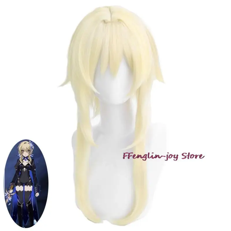 Game Genshin Impact Lumine Cosplay Costume Wig Anime Teyvat Abyss Princess Sexy Woman Uniform Halloween Carnival Party Suit