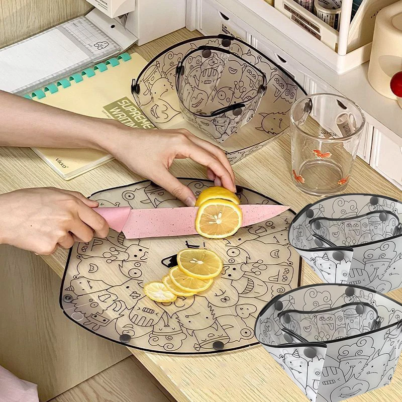 

Multi-purpose Outdoor Lightweight Folding Tableware Portable Bowl Dinner Plate Coffee Filter Funnel Kitchen Fruit Folding Basket