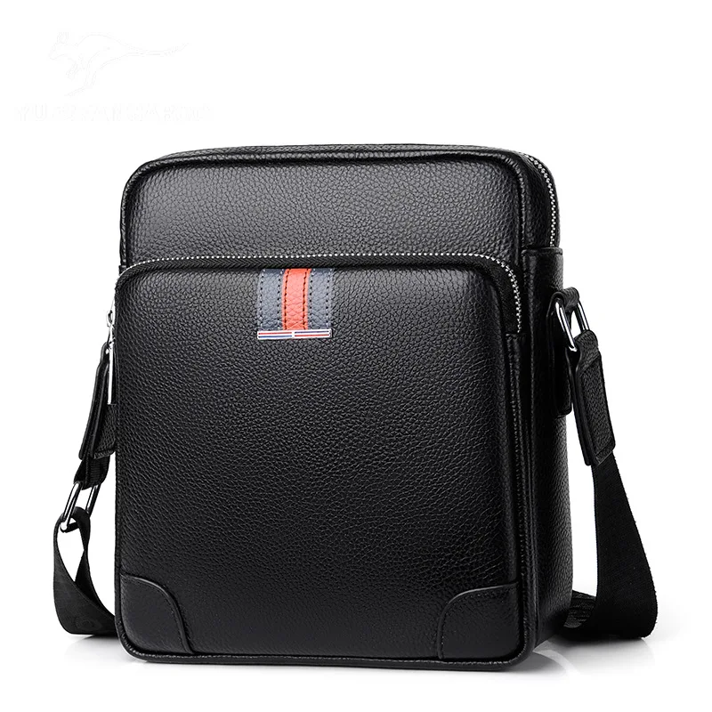 

Famous Brand Shoulder Bag Men Small Genuine Leather Messenger Bag Man Fashion Business Male Crossbody Bag Cowhide Briefcase