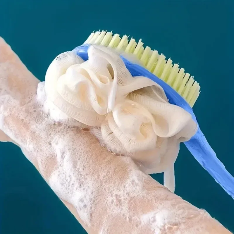 1PCS 2-in-1 bath brush, gentle exfoliating body brush, bathroom shower cleaning tool