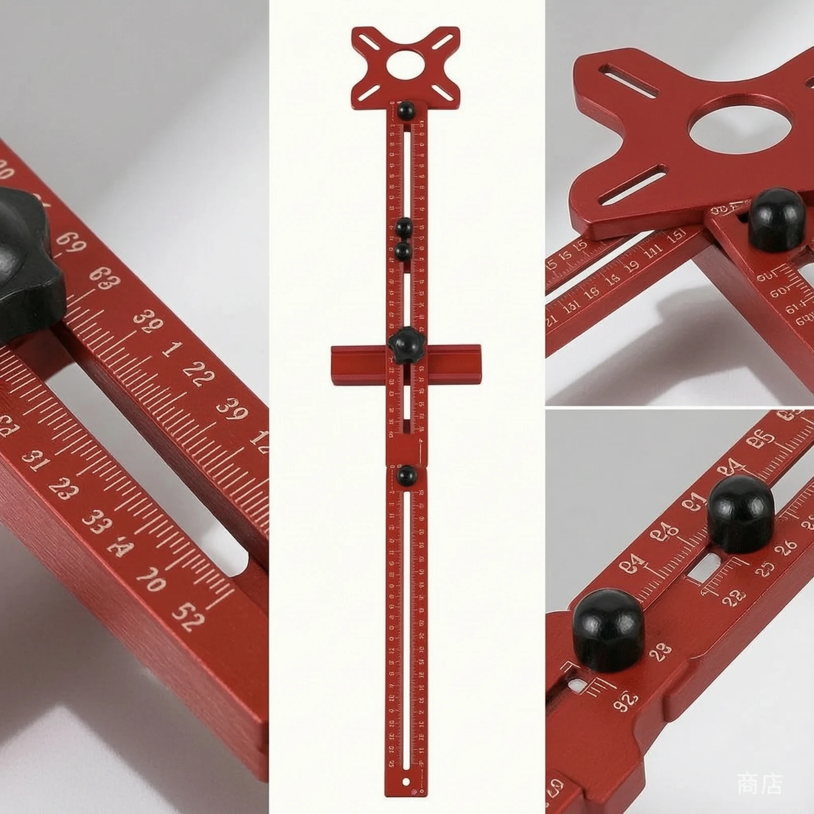 Router Circle Cutting Guide Adjustable Router Guide with Measuring Rail Circle Jig Precision Tool Accurate for Woodworkers - view 5