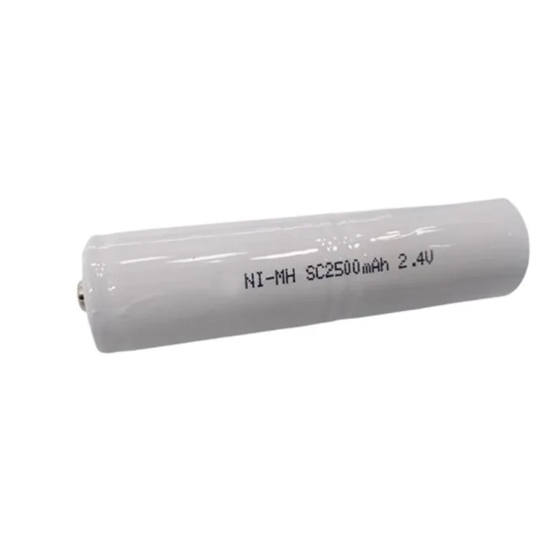 

2.4V SC NI-MH 2500mAh 3000mAh 4000mAh Rechargeable Battery Pack With Tip Top For Torch Light Batteries 22mmX86MM