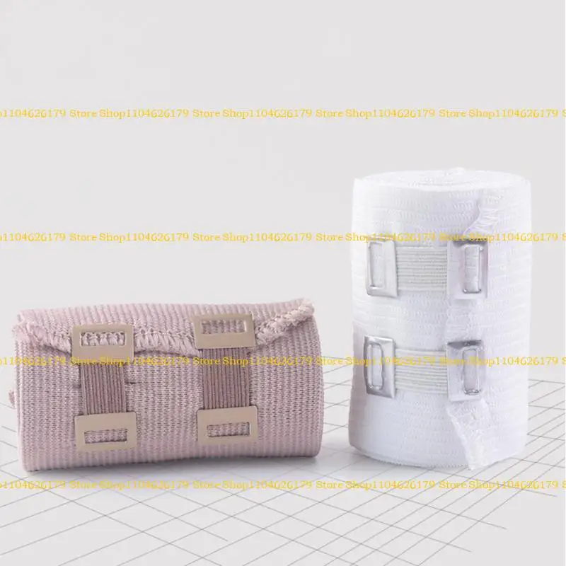

A1A2 10pcs Replaceable Wrap Fasteners Clip Elastics Bandages Clip Spring Clip Buckles for Women and Men