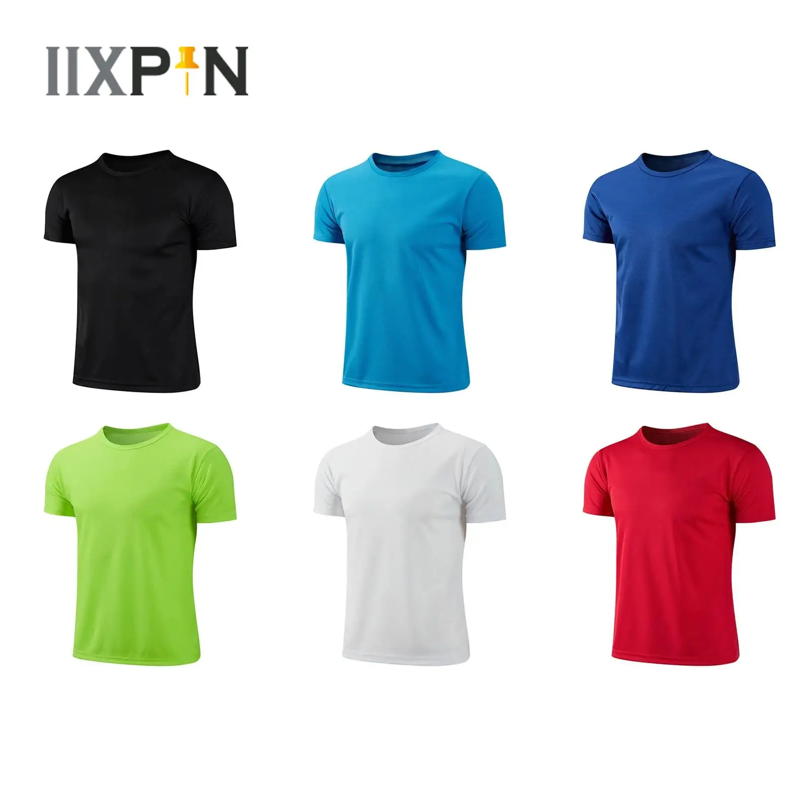 Children Kids Boys Quick Dry Sport Tops Basketball Badminton Tennis Clothes Short Sleeve Breathable T-shirt for Fitness Running