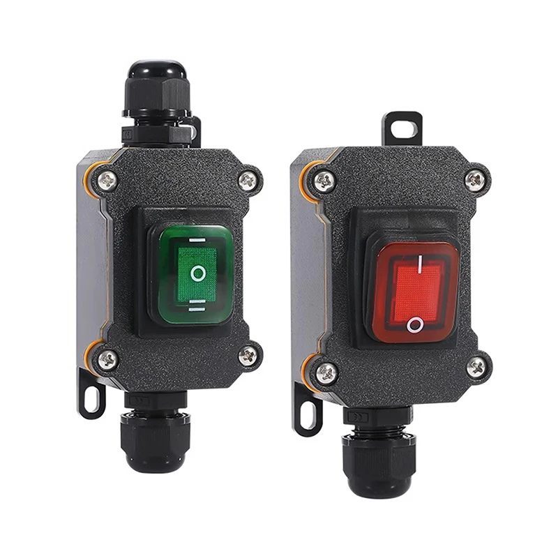 Waterproof Inline Switch IP67 Waterproof Inline Switch 12-24V/220V DC 25A High Current Power Waterproof Switch