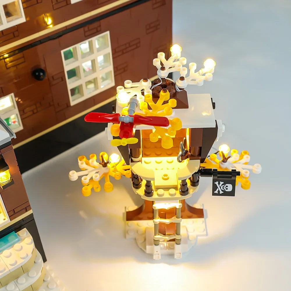 No Building Blocks Lamp Lighting for Ideas Home Alone 21330 DIY Toys Gift Only Lighting Set