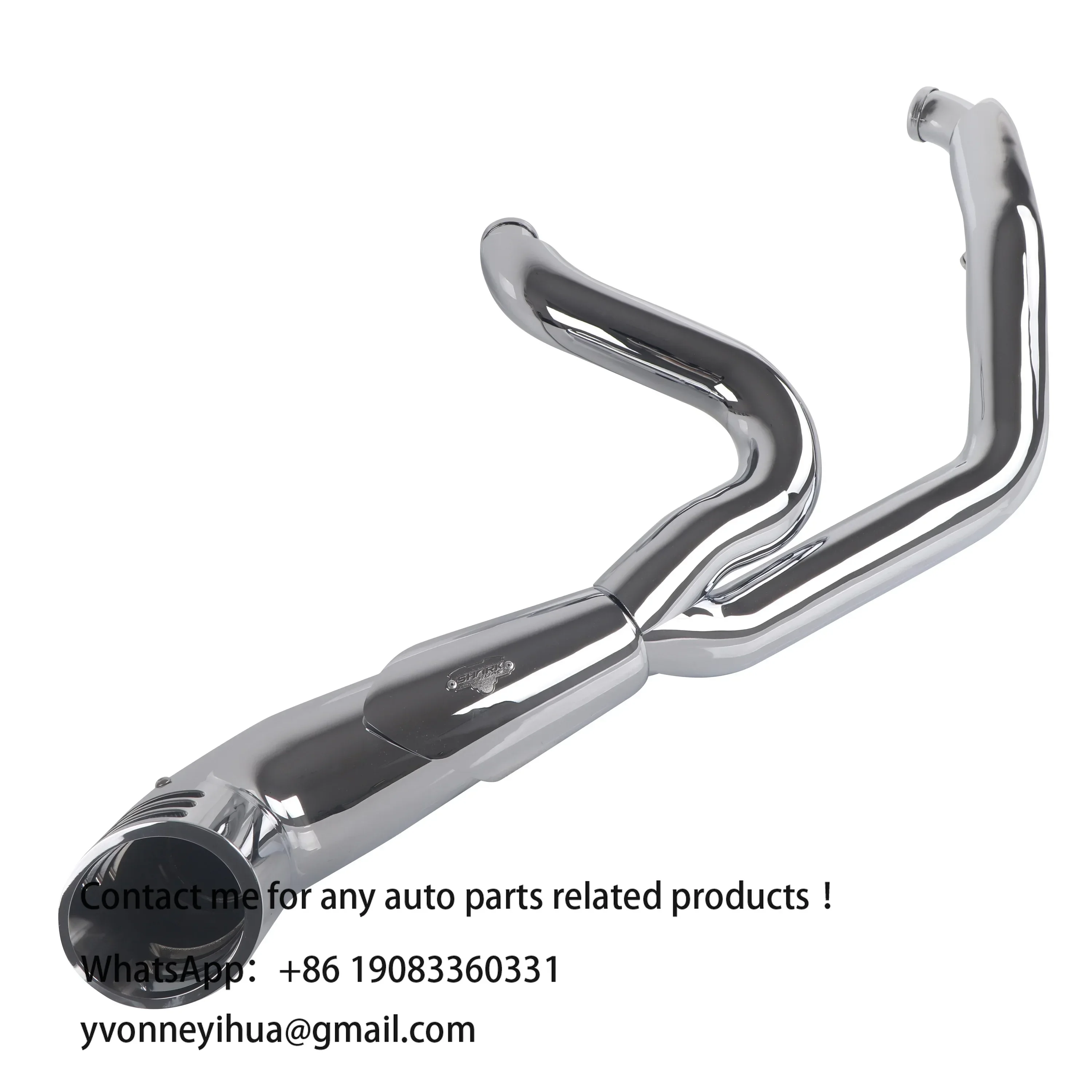 Head Turning Loud Sound 2-into-1 Exhaust Pipes for Harley Davidson 1995-2016 Touring Full Exhaust System Upgrading, Breathe Easy