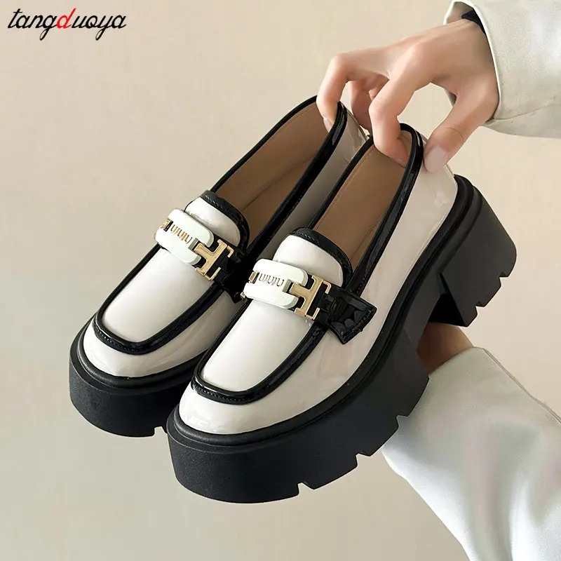 Lolita Shoes Women Japanese JK Uniform Shoes Women Vintage Thick Heels Oxfords Shoes Platform British Style Mary Jane Shoes