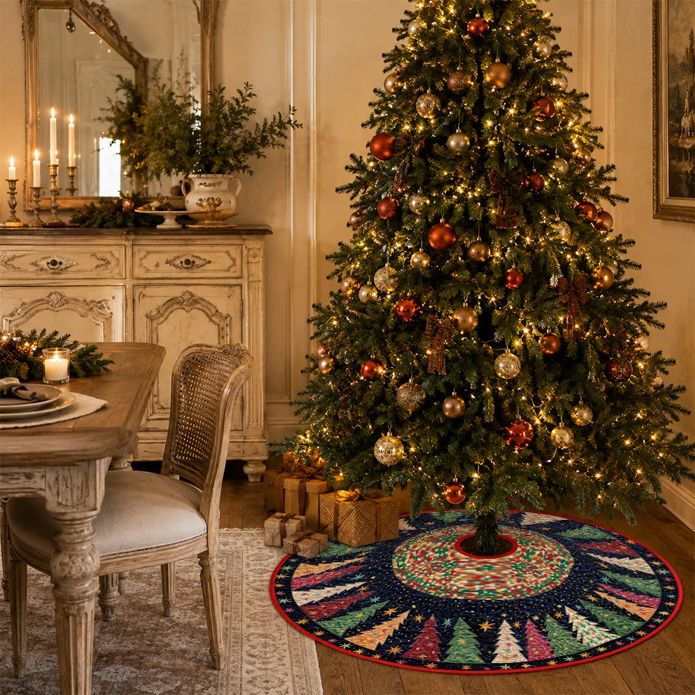 Jit, 1 unidad, faldón acolchad - Embroidery Xmas Decorations reseña y precio