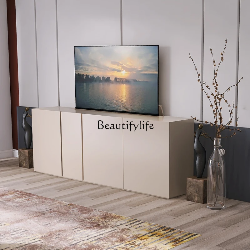 

jj *Design landing new simple lifting hidden TV cabinet modern simplicity