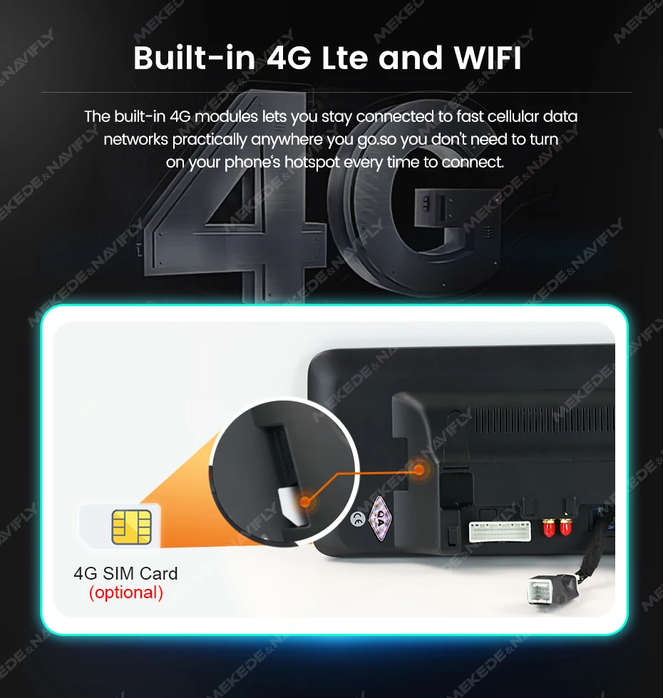 MEKEDE Android 15 10,25" CarPlay Auto für Mercedes-Benz C-Klasse W204 NTG4.0 2008-2010 Autoradio Multimedia-Stereo-Player GPS BT – Detail 20